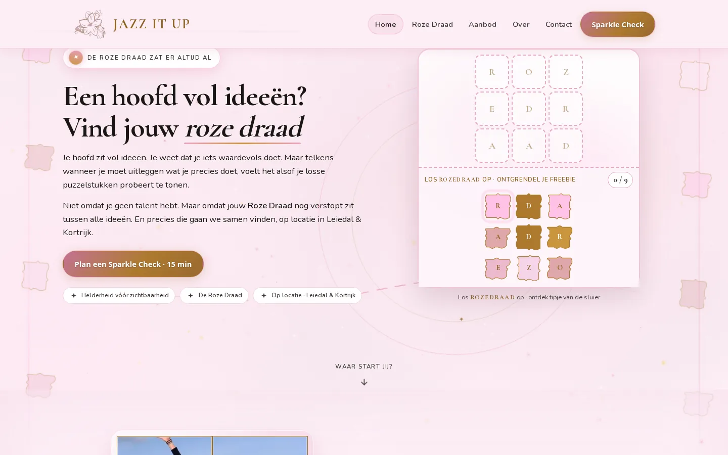 ROZEDRAAD-puzzel, desktop